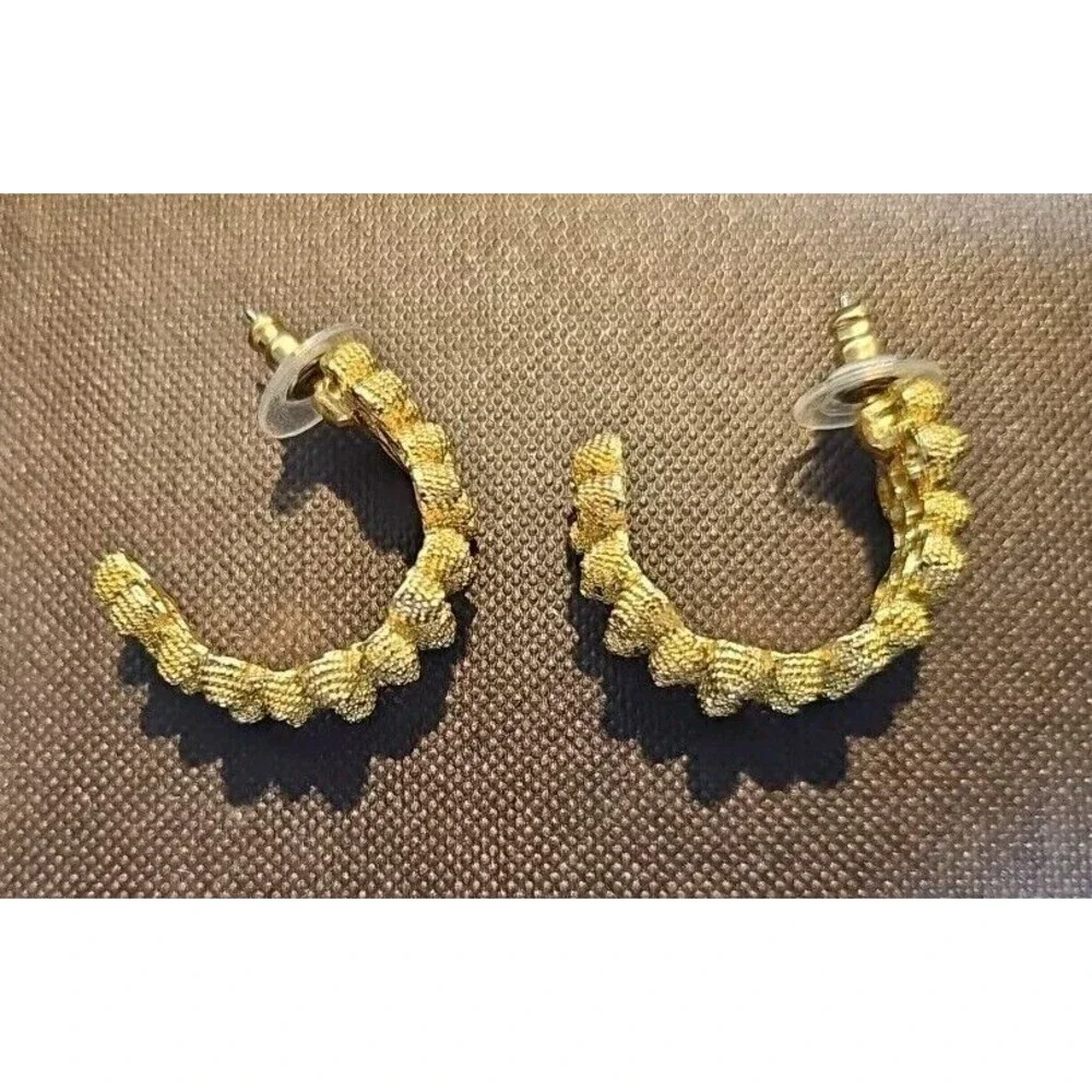 RARE FIND Vintage Adornment, Boucles d’oreille Earrings AVON 1980'S - Picture 2 of 6